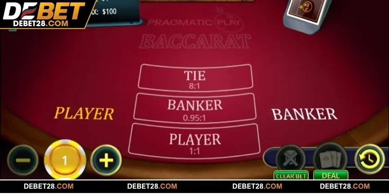 Baccarat DEBET là một tựa game bài có cách chơi đơn giản nhưng hấp dẫn