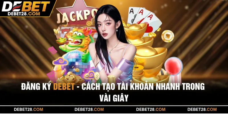 Đăng Ký DEBET - Cách Tạo Tài Khoản Nhanh Trong Vài Giây