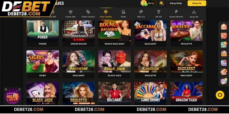 Giới thiệu chung về game bài sâm tại DEBET