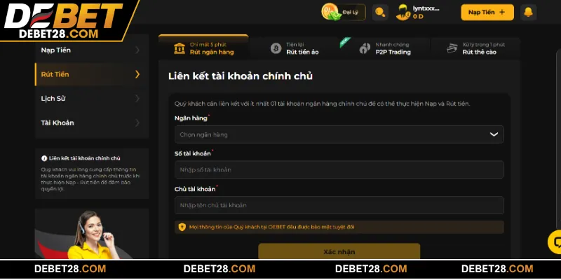 Hướng dẫn cách để thực hiện chuyển thưởng về tay bằng ngân hàng