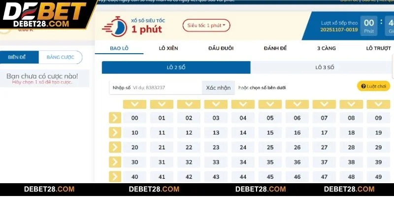 Lô đề siêu tốc MD5 DEBET chơi nhanh, thắng lớn với công nghệ hiện đại