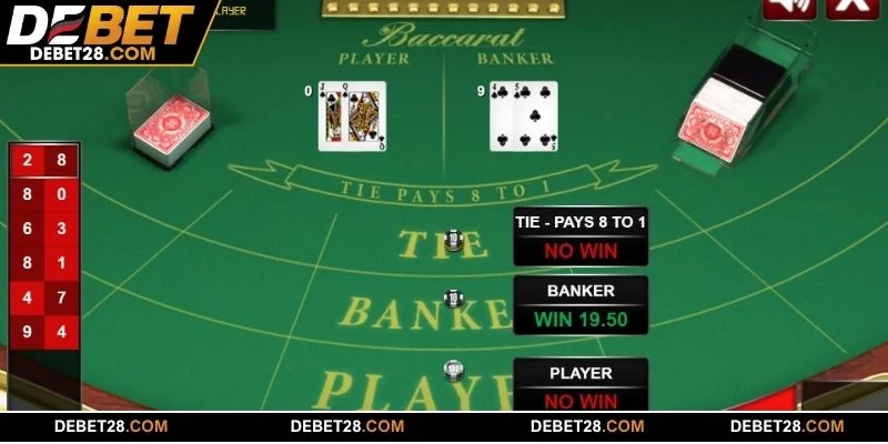 Sảnh game Casino DEBET là cung cấp đa dạng trò chơi hấp dẫn